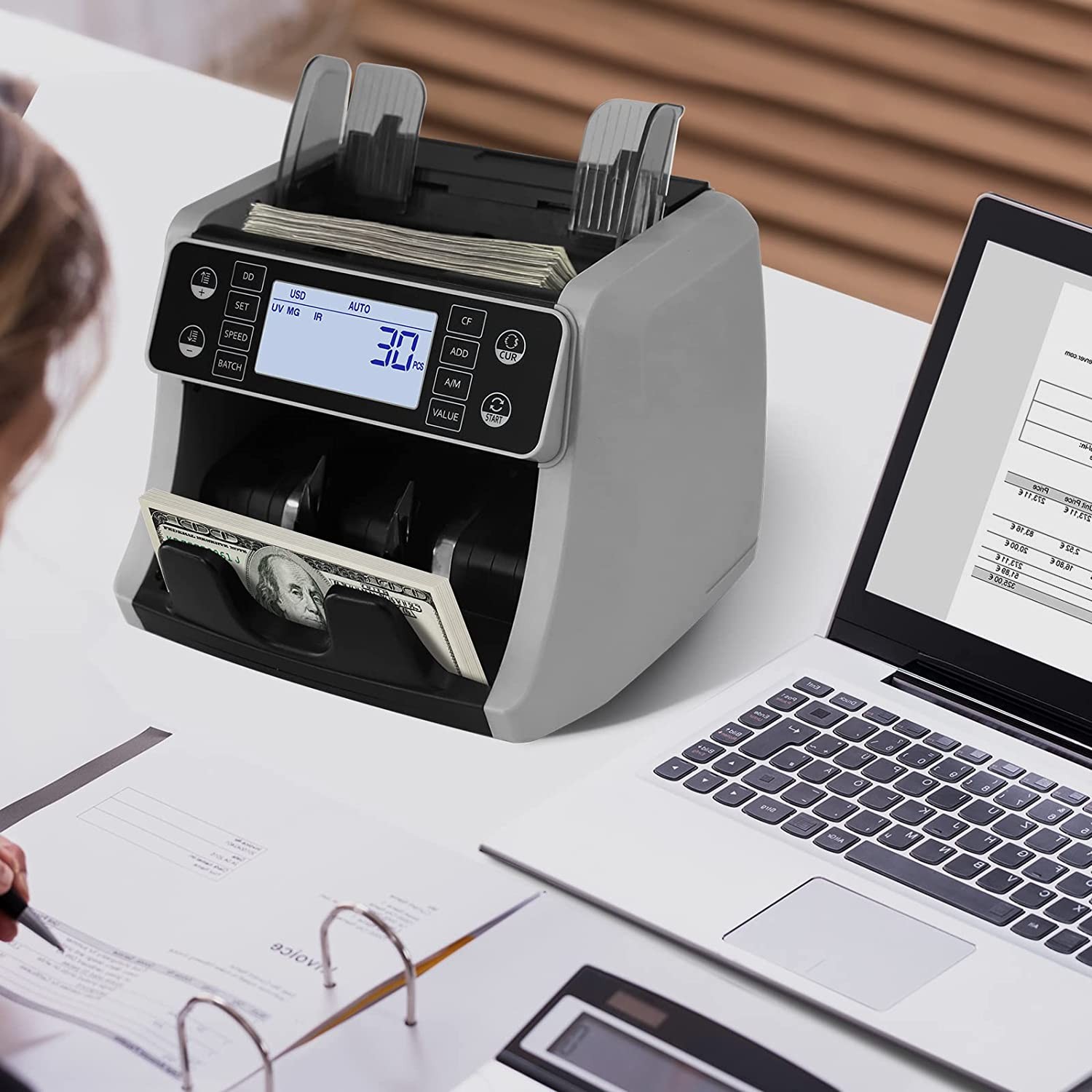 Money Counter with UV/MG/IR/DD Detection | ChuanWei