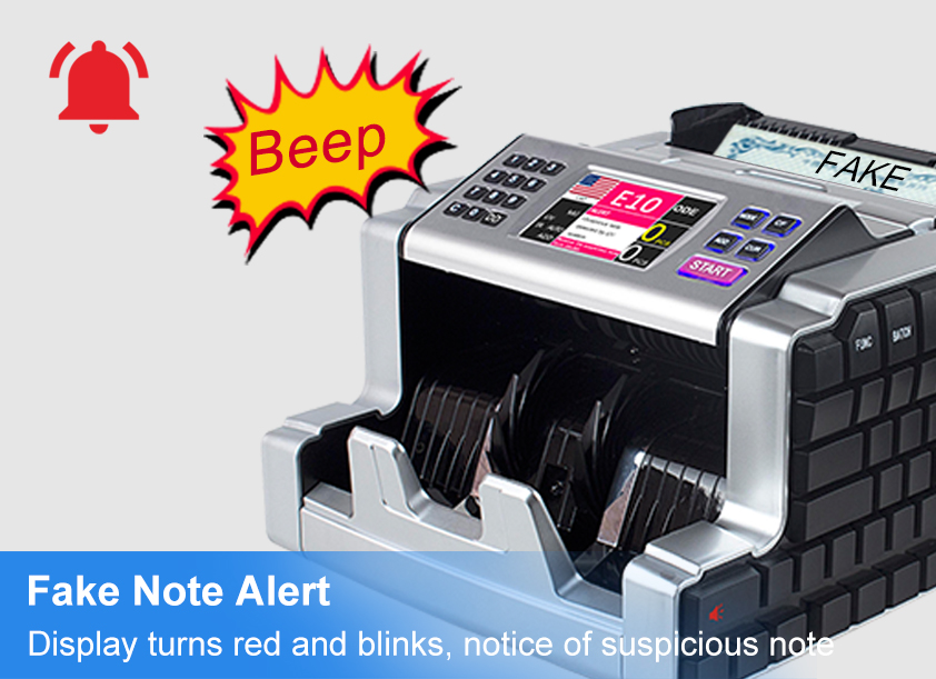 Money Counter with TFT Display & UV/IR Detection | ChuanWei