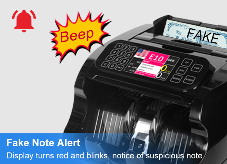 Touch Keypad Banknote Counter with UV/MG Detection