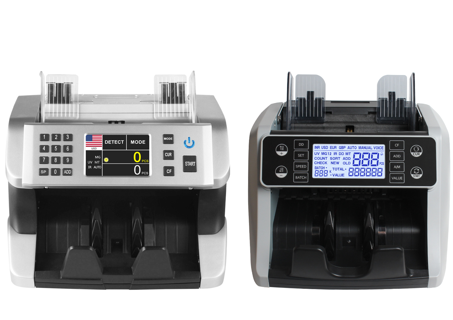 Top Loading Bill Counter